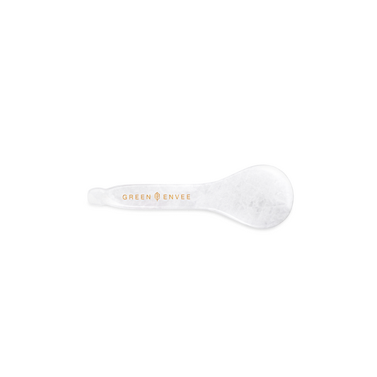 White Jade Gua Sha Eye Depuff Tool