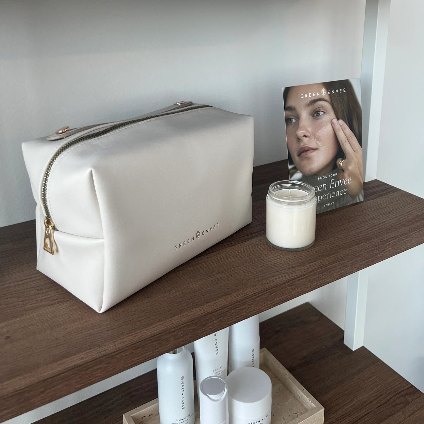 Vegan Leather Luxe Travel Bag | Large